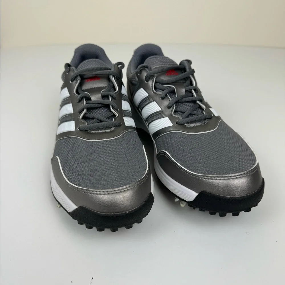 Adidas Tech Response 2.0 Iron White Scarlet Mens Wide‎ Width Golf Shoes EE9420